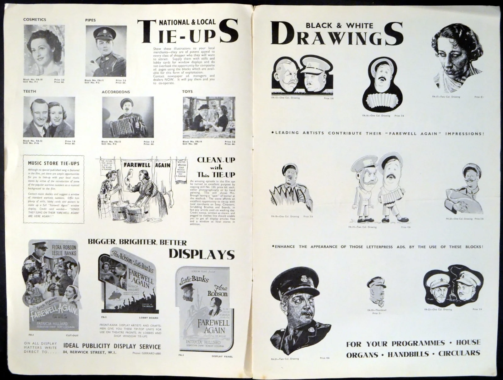FAREWELL AGAIN 1937 Flora Robson, Leslie Banks, Robert Newton UK PRESSBOOK, изображение 4