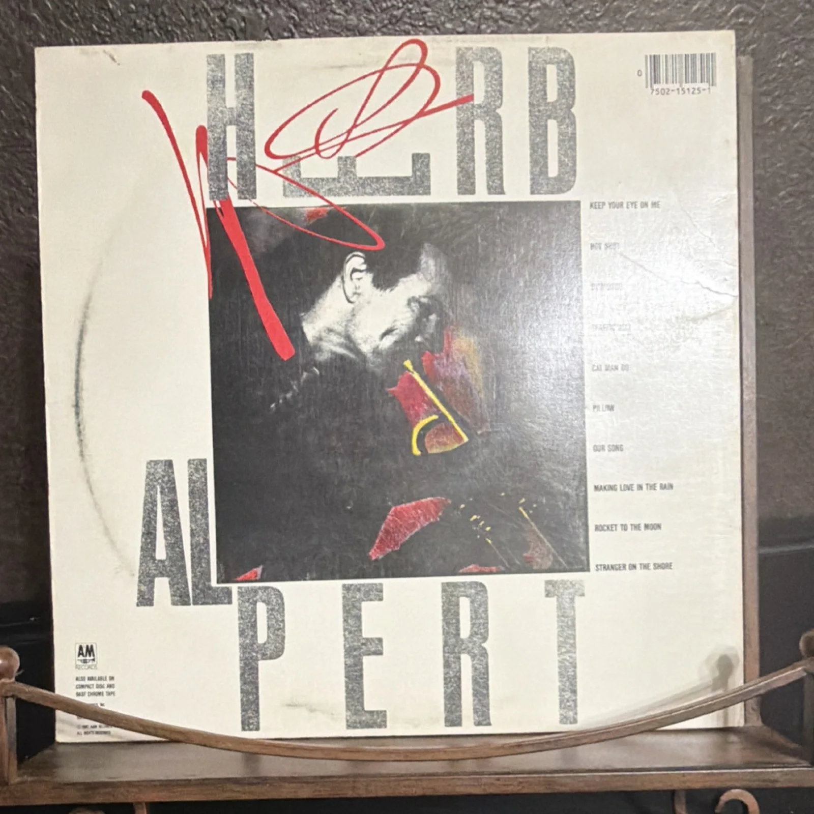 Herb Alpert Keep Your Eye On Me Signed Original Vinyl Record, image 2