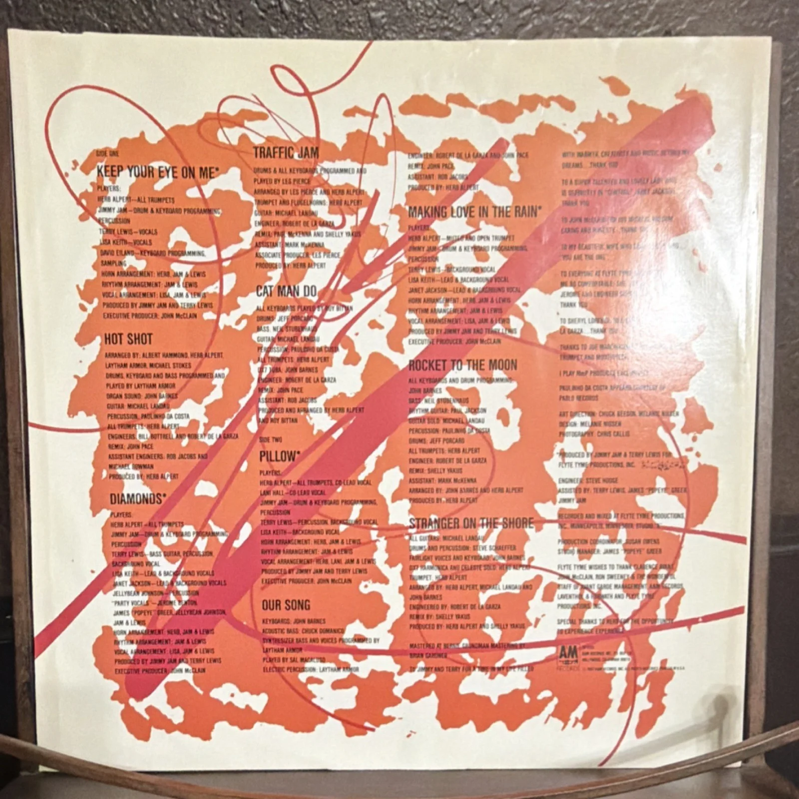 Herb Alpert Keep Your Eye On Me Signed Original Vinyl Record, image 3