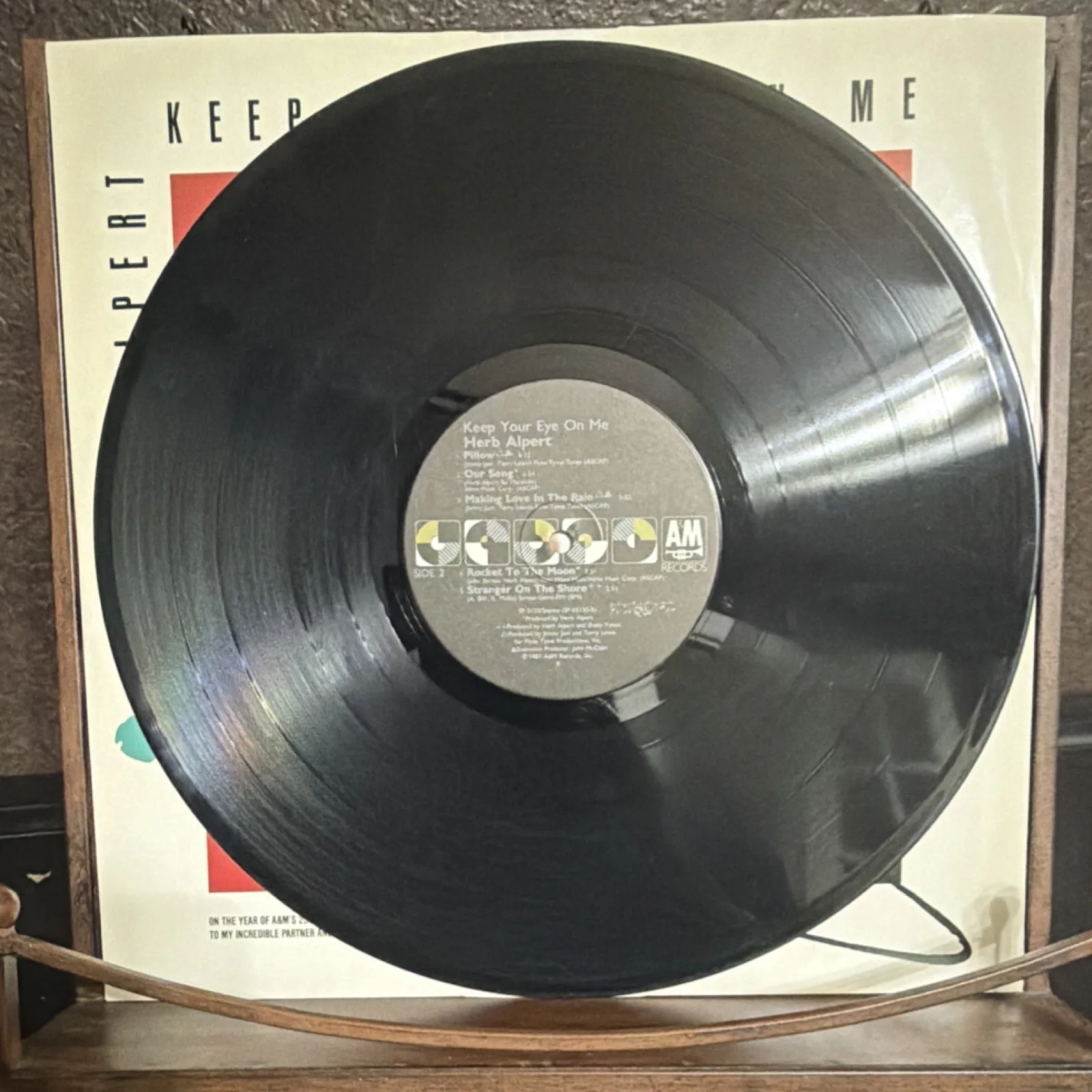Herb Alpert Keep Your Eye On Me Signed Original Vinyl Record, image 5