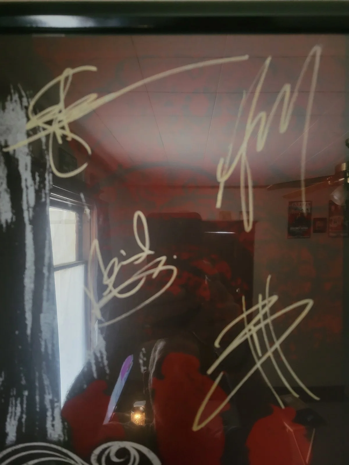 Three Days Grace Autographed Original Poster 3/30/2010 Roy Wilkins Auditorium, изображение 2