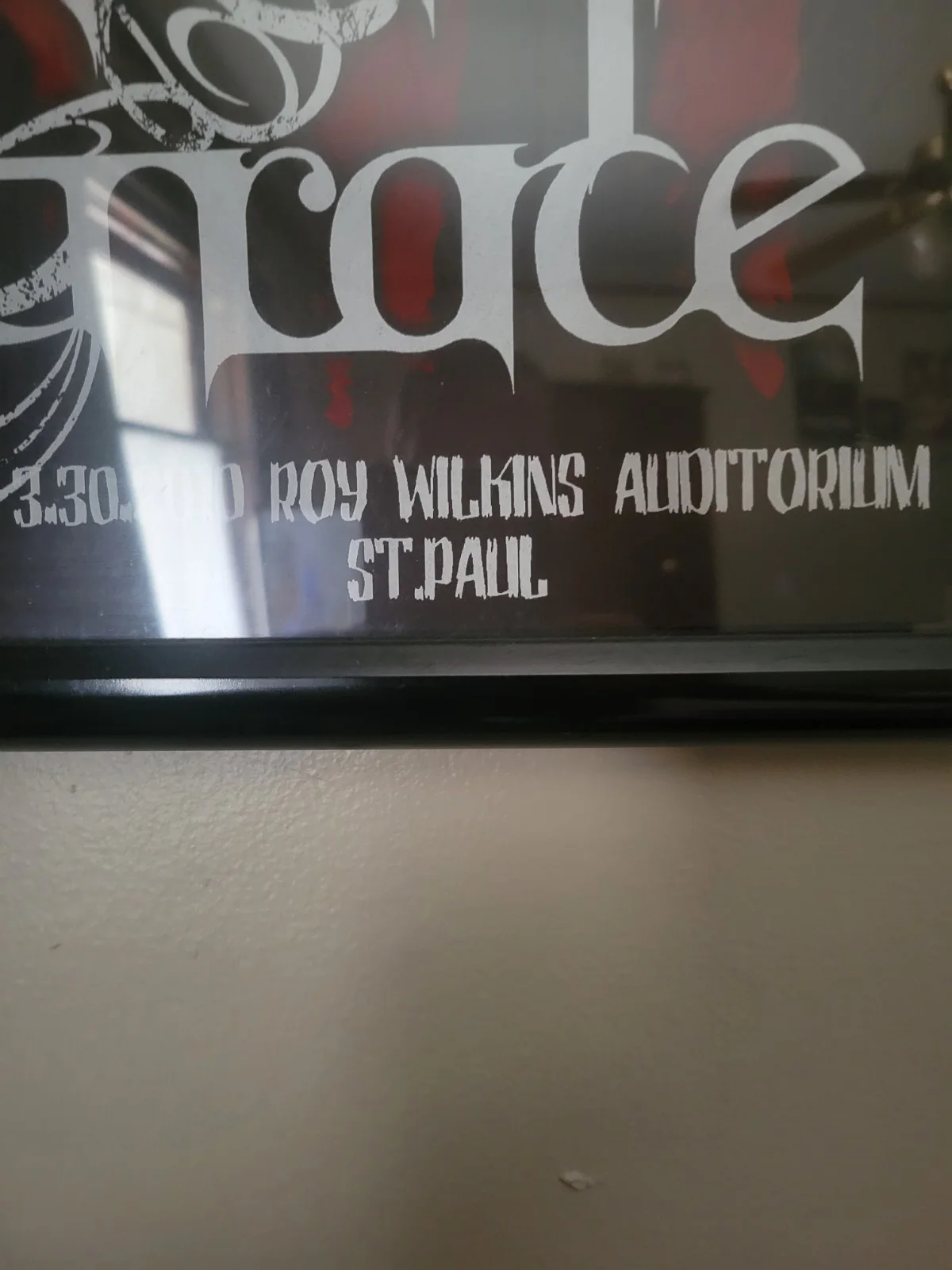 Three Days Grace Autographed Original Poster 3/30/2010 Roy Wilkins Auditorium, изображение 3