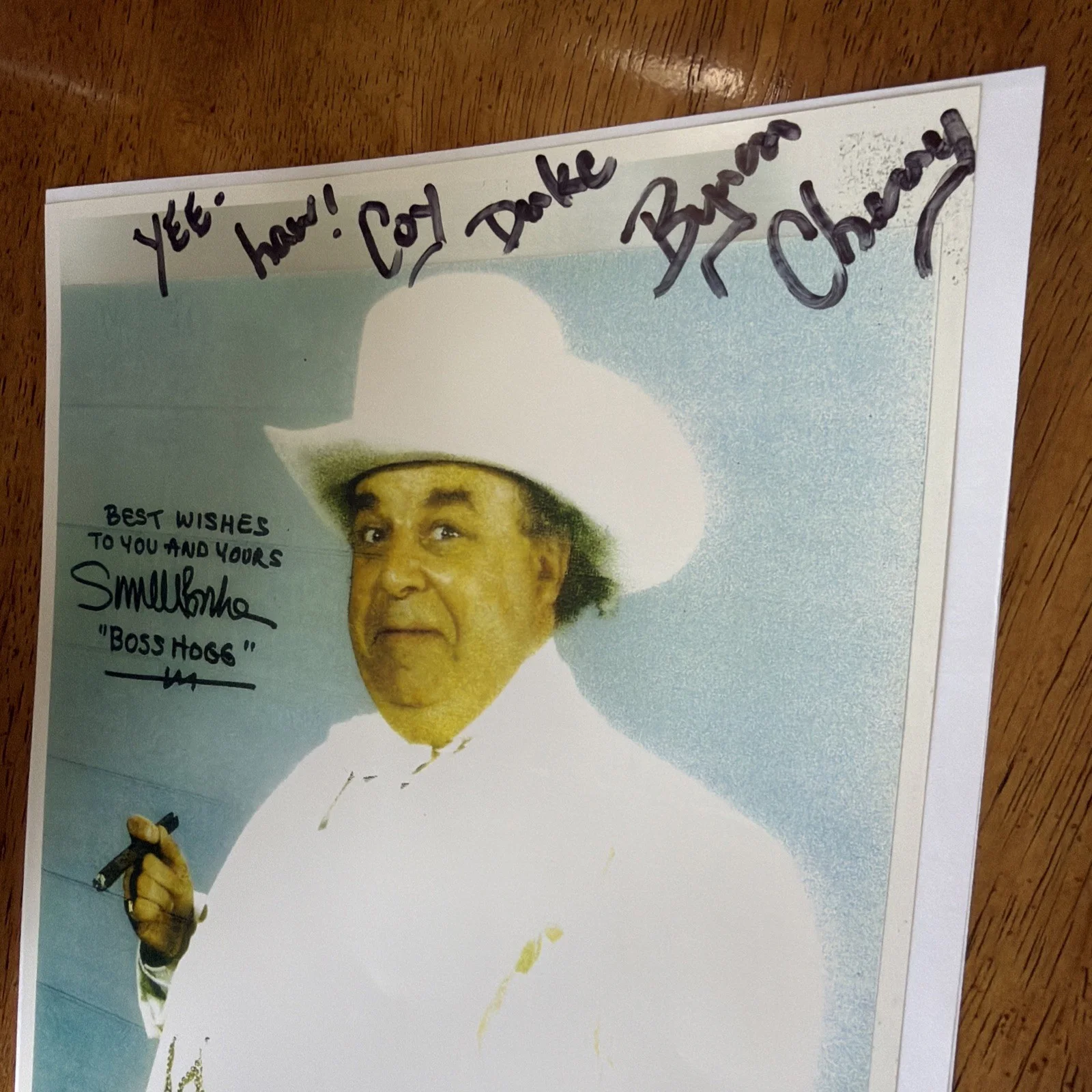 Byron Cherry Signed Autograph 8.5x11 Photo DUKES OF HAZZARD, изображение 2