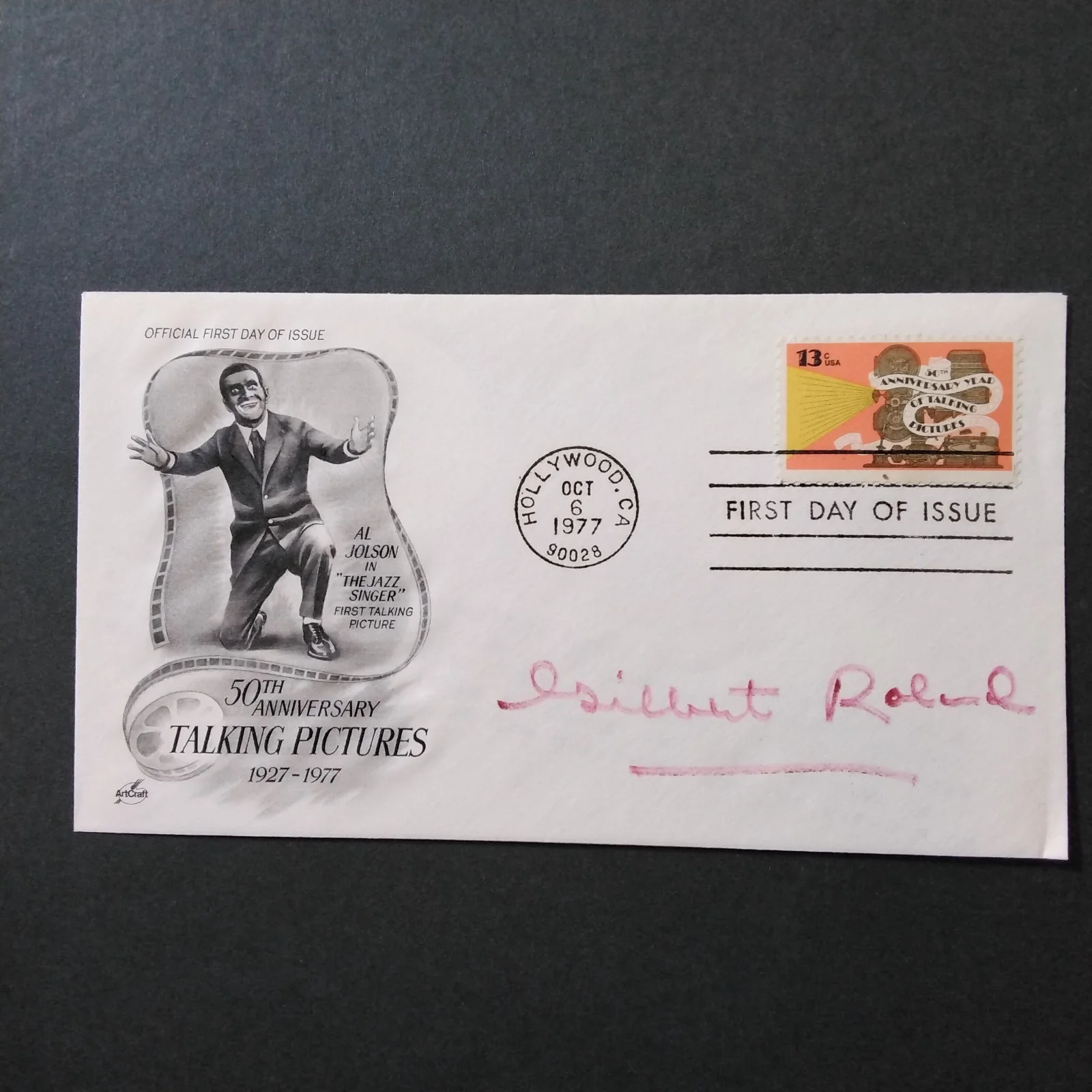 Gilbert Roland — Gilbert Roland SIGNED Envelope Photo Actor Latin Lover Cisco Kid Bad & Beautiful, изображение 4