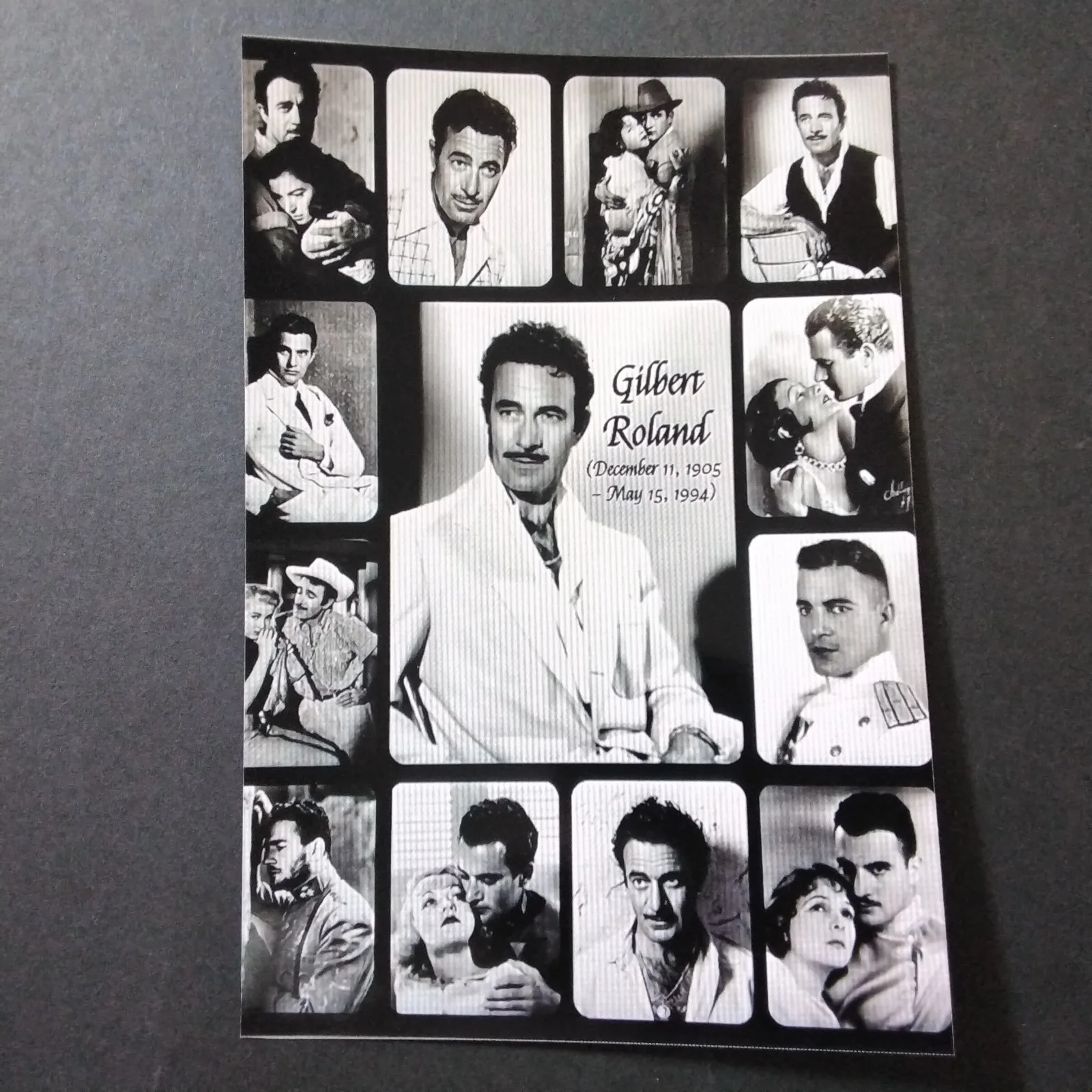 Gilbert Roland — Gilbert Roland SIGNED Envelope Photo Actor Latin Lover Cisco Kid Bad & Beautiful, изображение 5