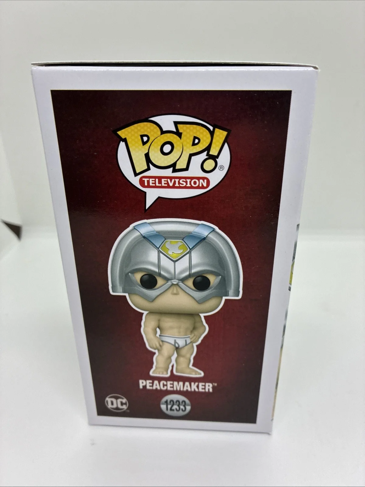 John Cena — John Cena Autographed/Signed Peacemaker Funko Pop! #1233 Official Pix, image 4