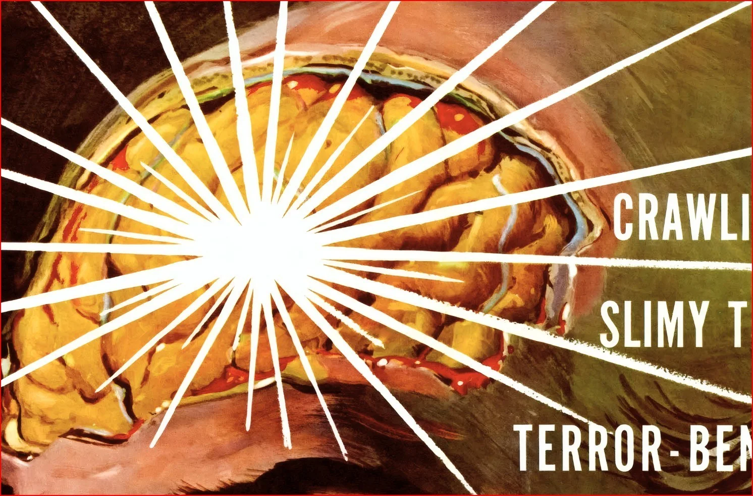 The Brain Eaters 1958 Sci-Fi Horror Restored 27.2" x 41" US One Sheet Poster, изображение 3