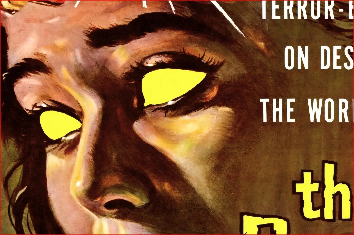 The Brain Eaters 1958 Sci-Fi Horror Restored 27.2" x 41" US One Sheet Poster, изображение 4