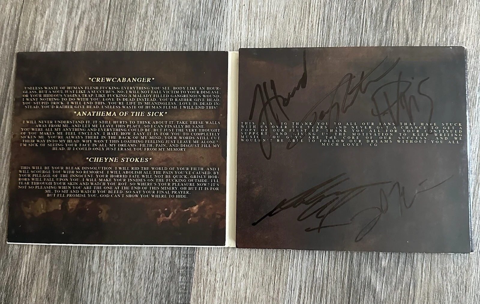 Chelsea Grin EP SIGNED CD, image 2