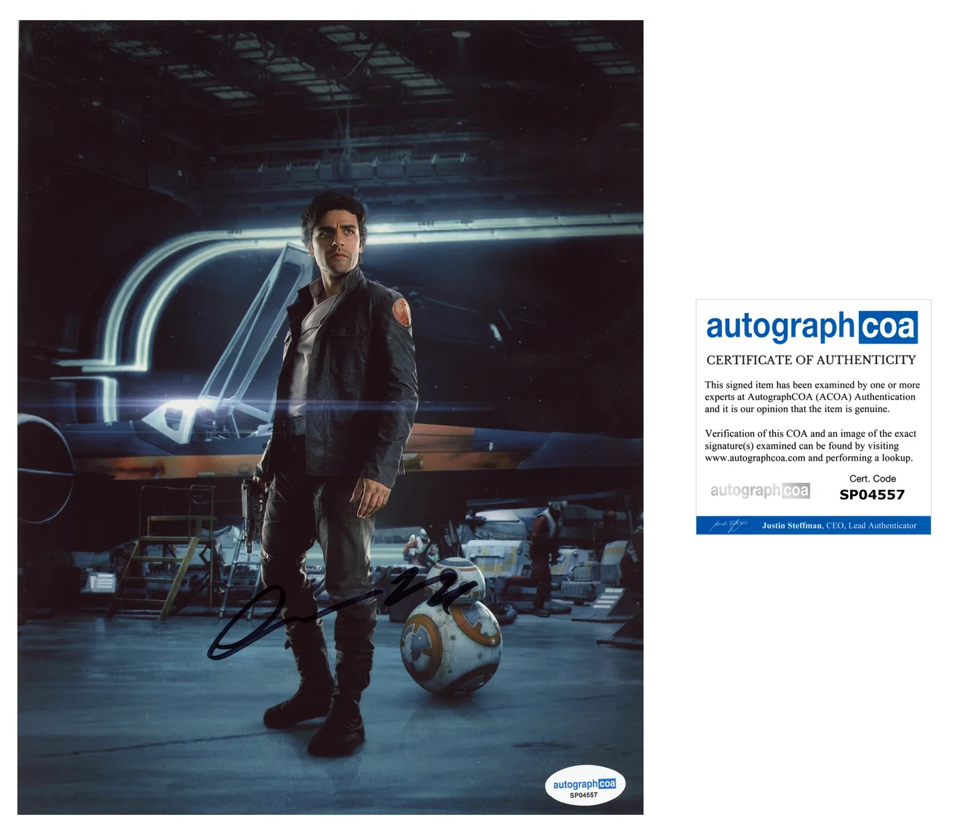 Oscar Isaac Autographed Signed 8x10 Photo ACOA, изображение 2
