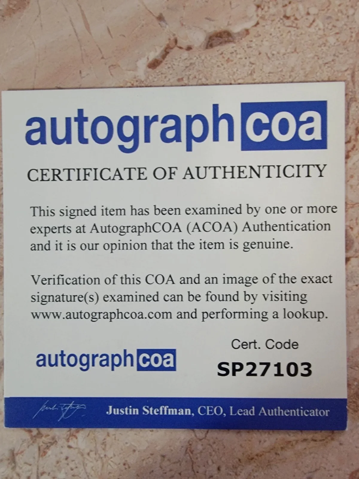 Chris Cooper — Chris Cooper Signed Cars 3 8"x10" Photo Inscribed "Best Wishes" "AKA 'Smokey'", изображение 3