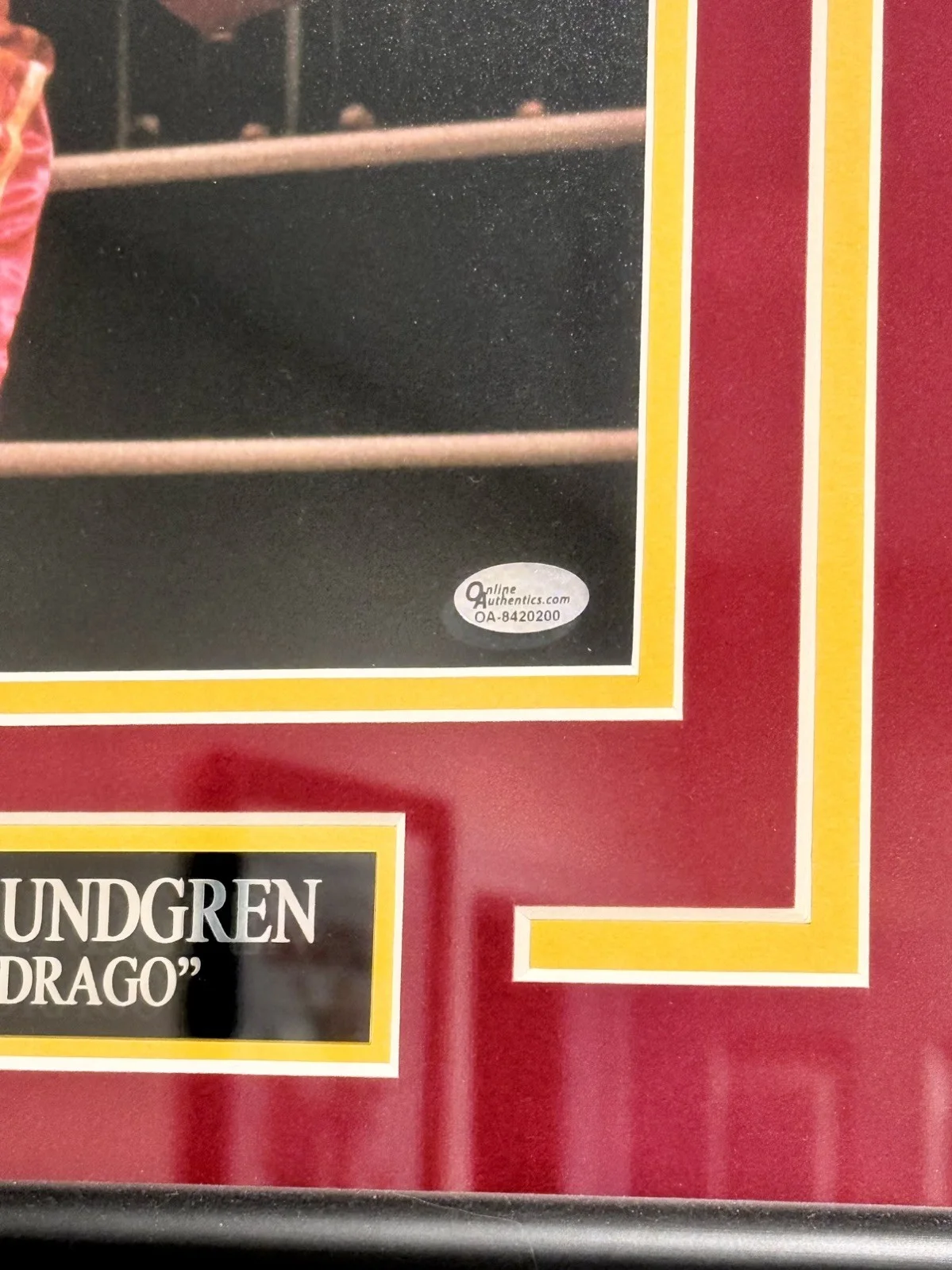 Sylvester Stallone — Sylvester Stallone Dolph Lundgren Autograph Rocky Balboa Rambo COA, image 4