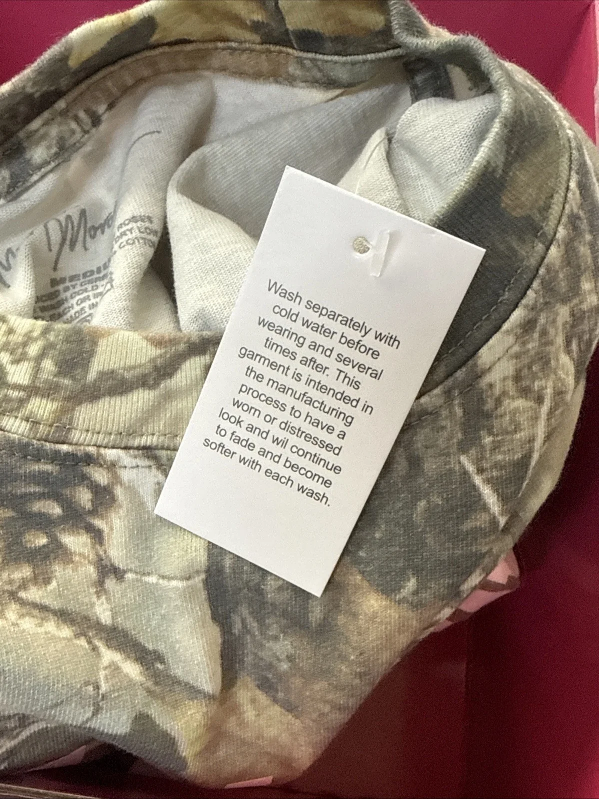 Megan Moroney Cloud 9 Large Camo Tee Signed CD Box, image 5