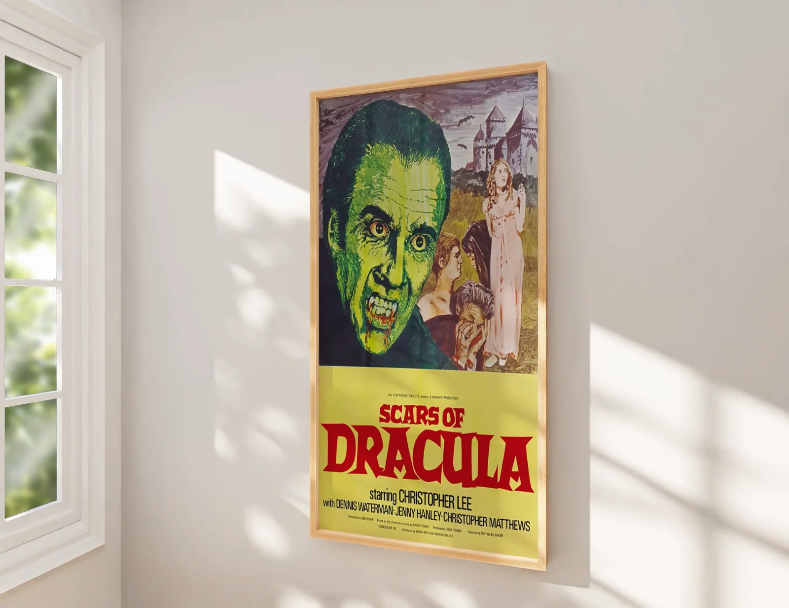 Scars Of Dracula 1970 Hammer Horror Restored 27.2" x 41" US One Sheet Poster, image 2