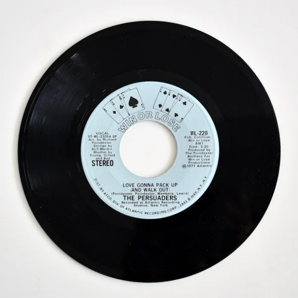 The Persuaders - Love Gonna Pack Up (And Walk Out) 7" Single, изображение 2