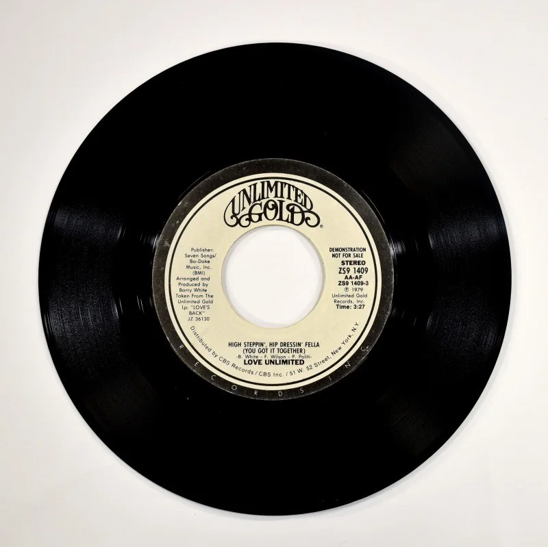 Love Unlimited – High Steppin', Hip Dressin' Fella (7" Promo), изображение 2