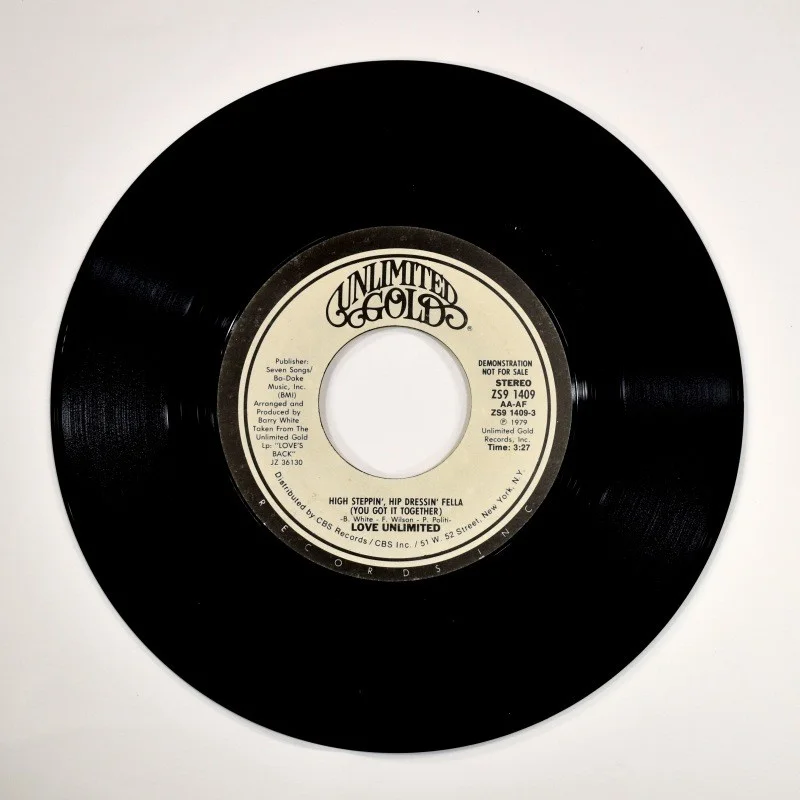 Love Unlimited – High Steppin', Hip Dressin' Fella (7" Promo), изображение 3