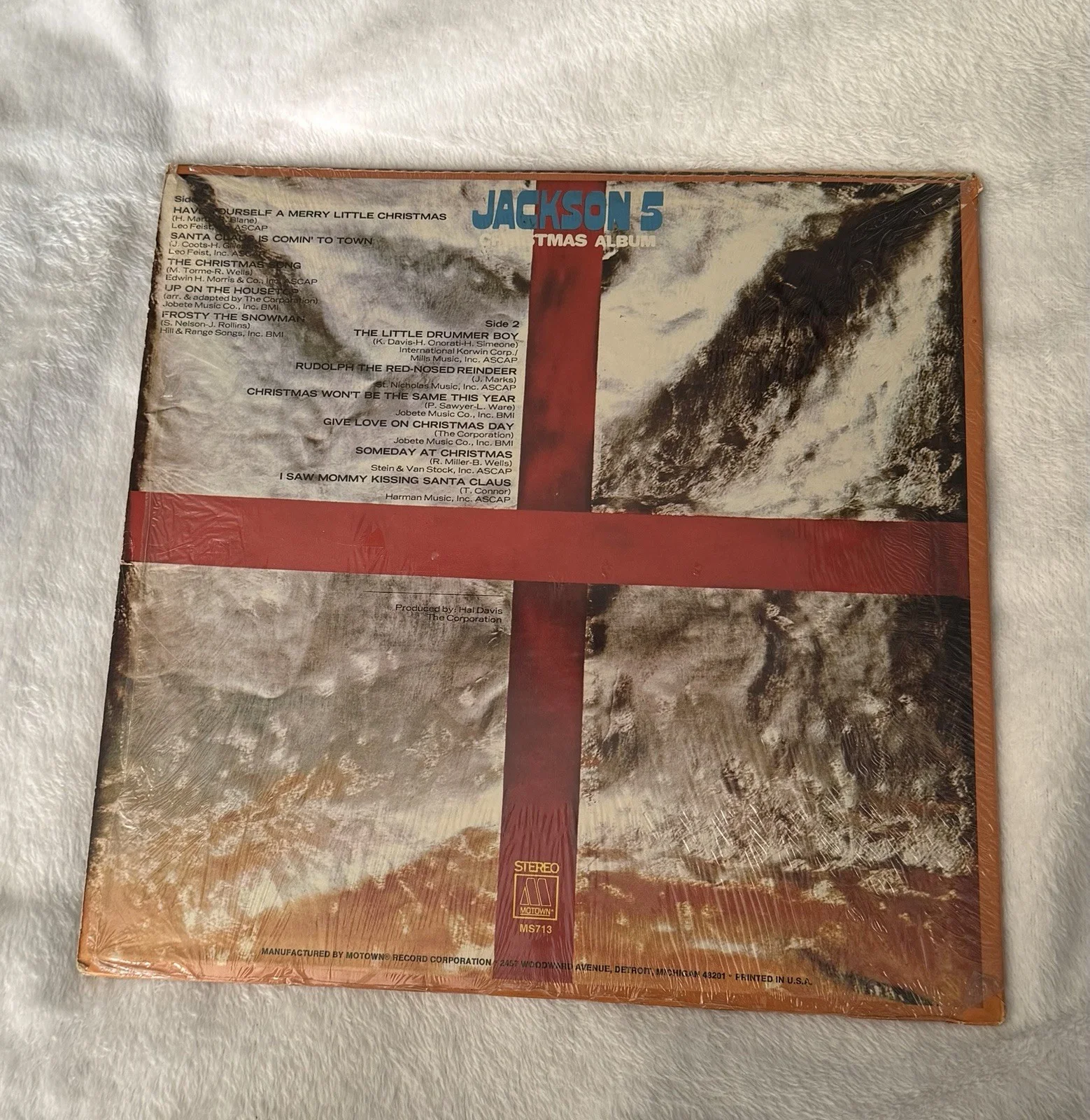 Jackson 5 Christmas Album Autographed Original Vinyl Record Music Collectible, изображение 2