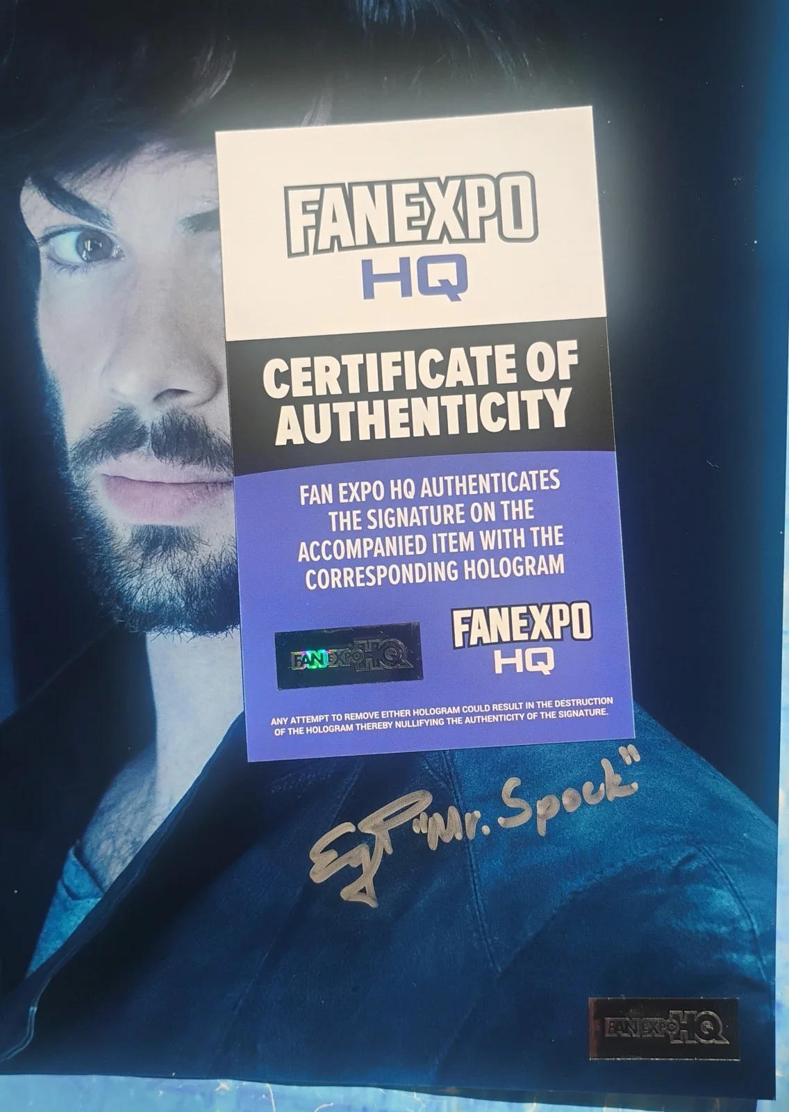 Ethan Peck Hand Signed Autograph 8x10 Photo COA Star Trek NO US TARIFFS, изображение 4