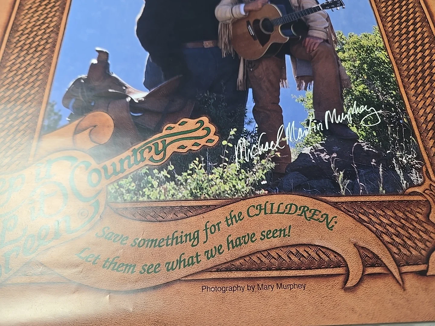 Michael Martin Murphey Poster Smokey The Bear 18x14 Keep It Country Keep Green, изображение 3