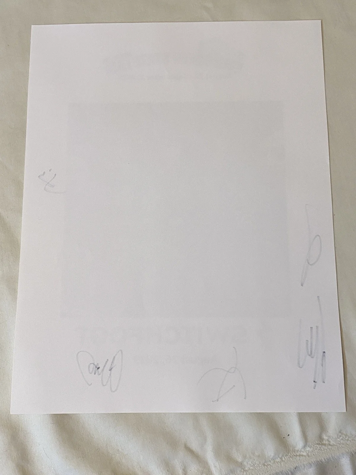 Switchfoot Signed Photo 2019 Evergreen State Fair Autographed 8.5x11, изображение 2