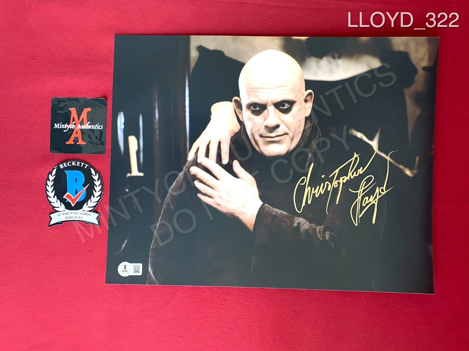 Christopher Lloyd — Christopher Lloyd The Addams Family autographed signed 11x14 photo Beckett COA