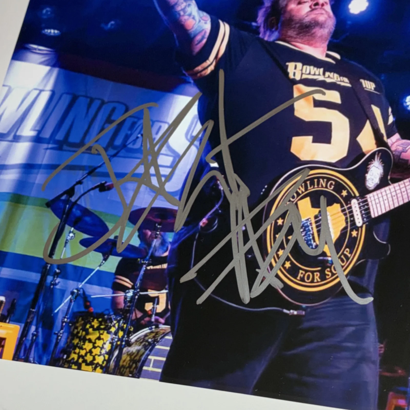 Jaret Reddick Bowling For Soup Rock Band Autographed 8x10 (proof picture) Signed, изображение 3