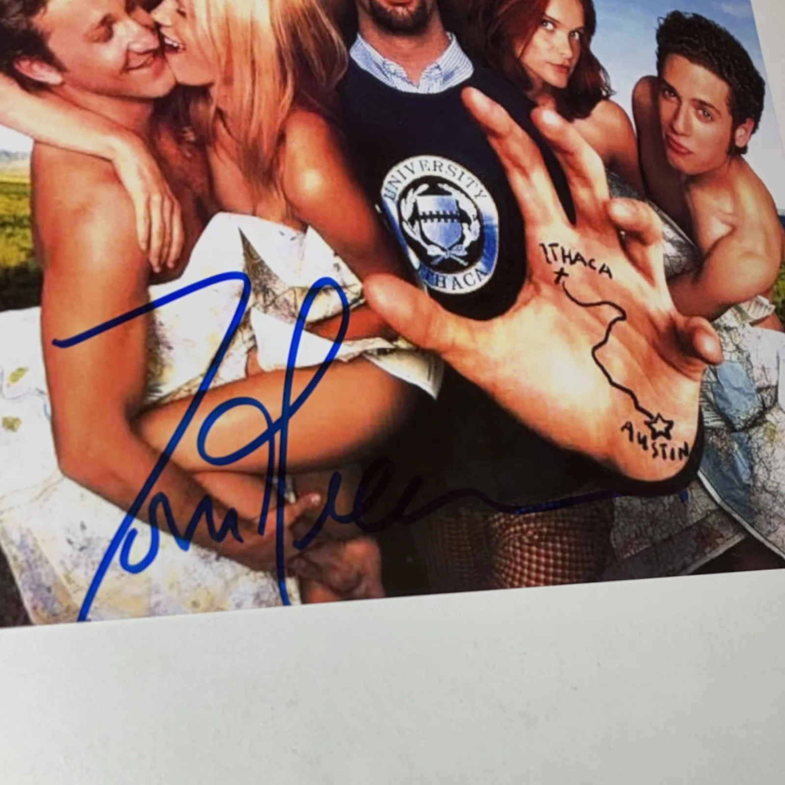 Tom Green Road Trip Actor Autographed 8x10 with exact photo proof Signed, изображение 3