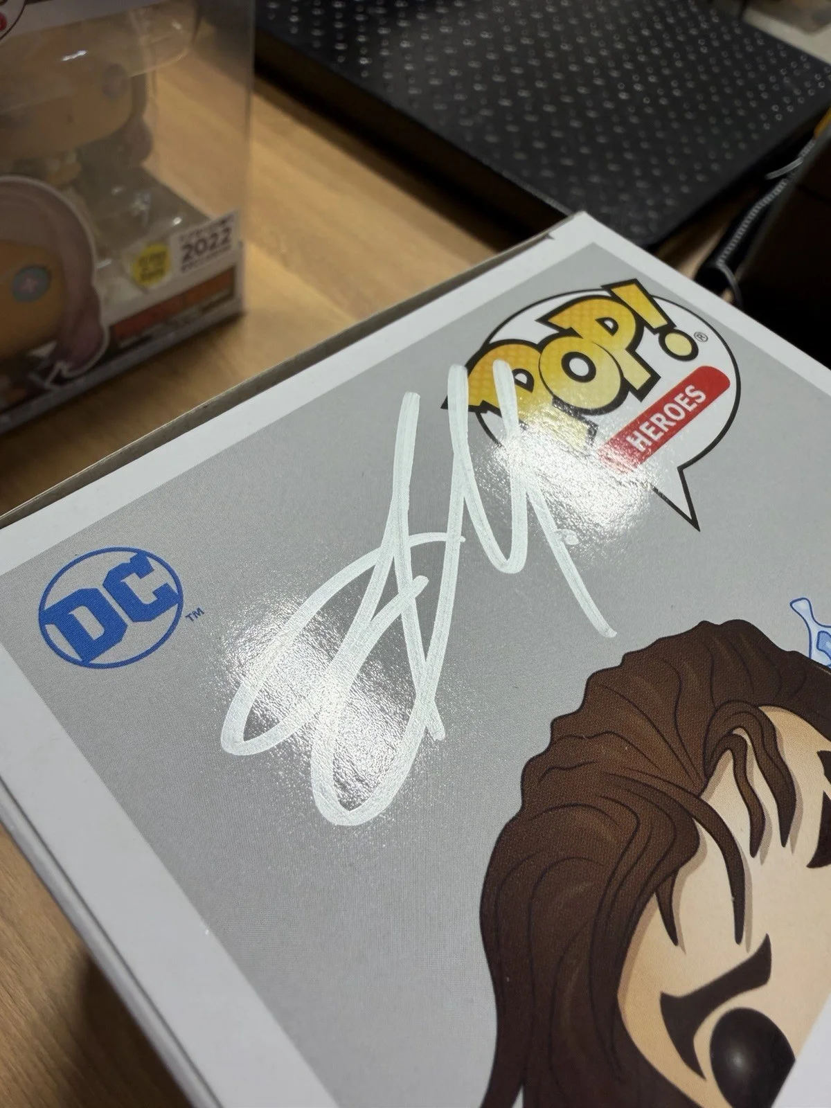 Jason Momoa — Jason Momoa 2x Signed DC Legion Aquaman Funko POP! #210 Event Autograph NO COA, изображение 4