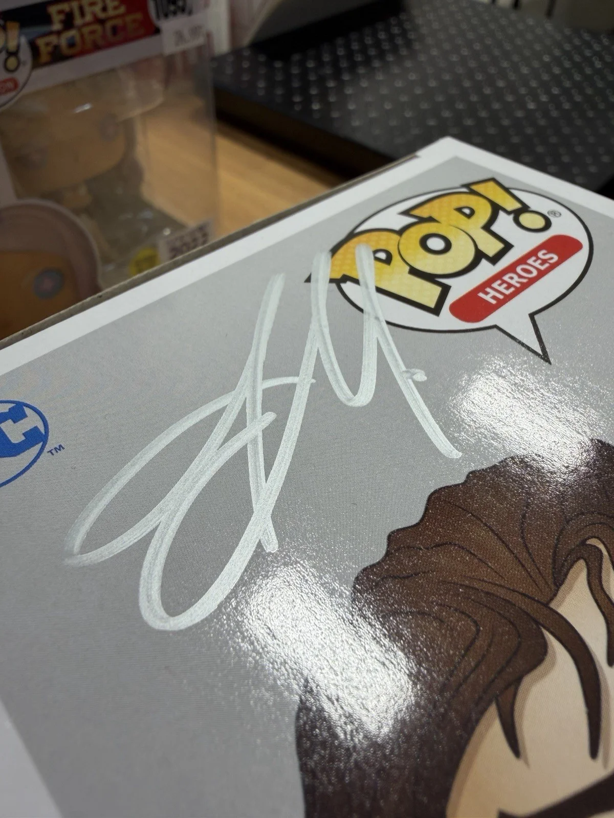 Jason Momoa — Jason Momoa 2x Signed DC Legion Aquaman Funko POP! #210 Event Autograph NO COA, изображение 5