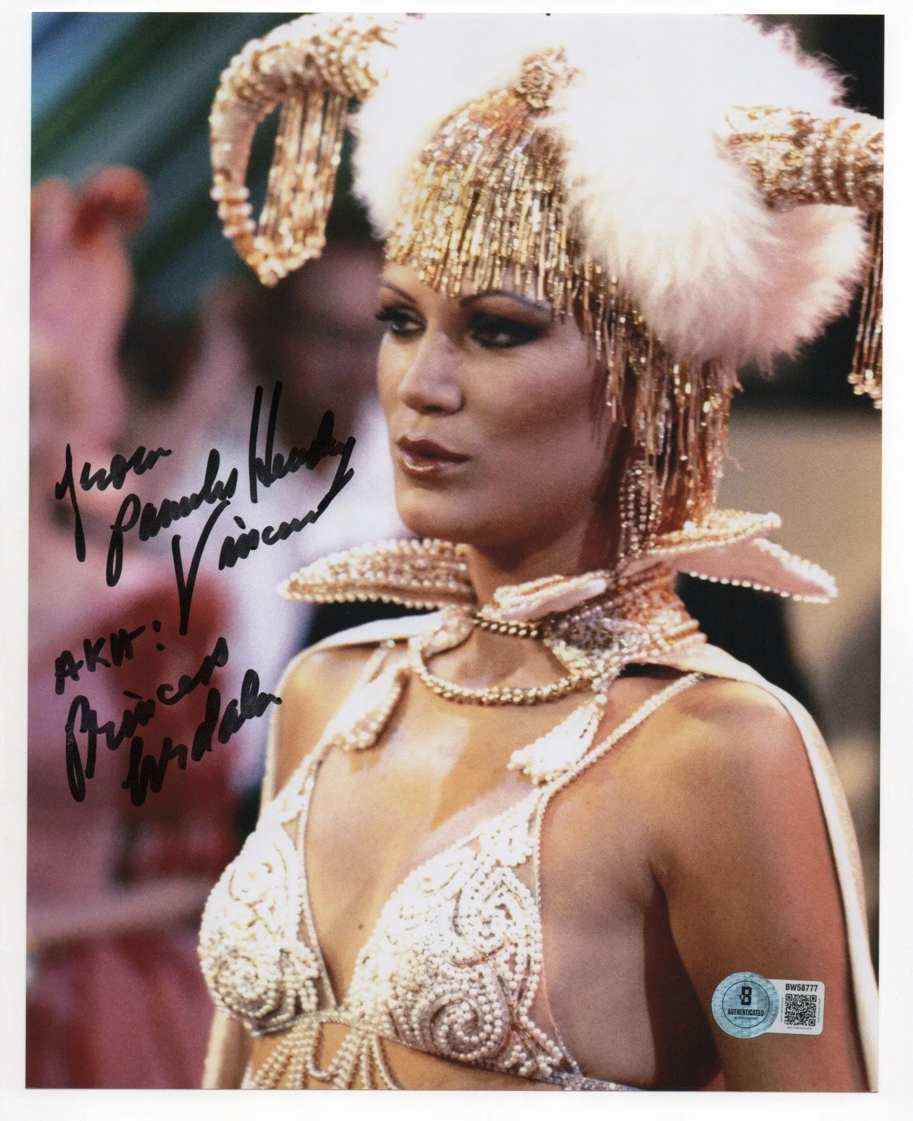 Pamela Hensley — Pamela Hensley autographed signed 8x10 photo Beckett BAS COA Sexy Hot Ardala