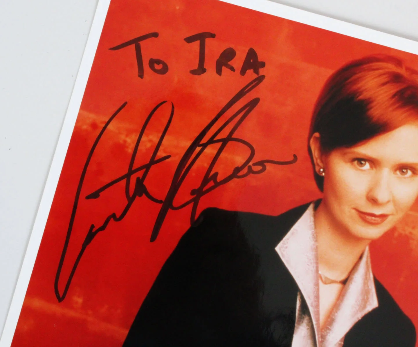 Cynthia Nixon Signed Photo 8x10 - COA JSA, image 2