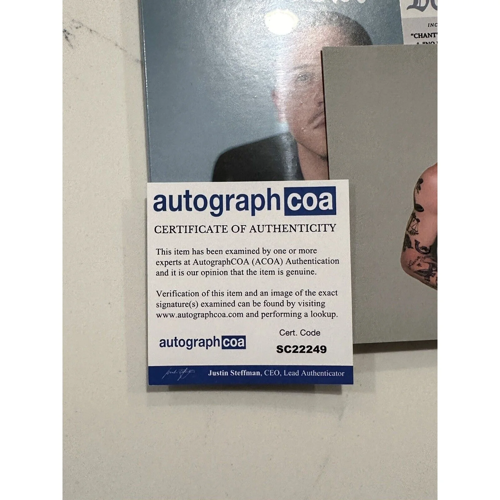 Macklemore Signed Autographed CD Ben ACOA Autographed COA Authenticated, image 2