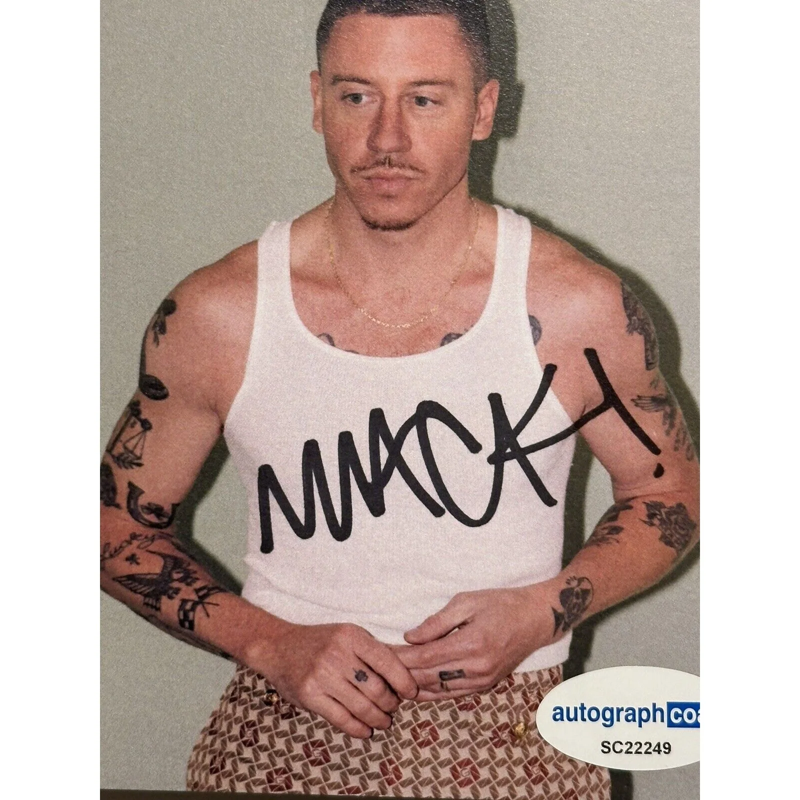 Macklemore Signed Autographed CD Ben ACOA Autographed COA Authenticated, image 5