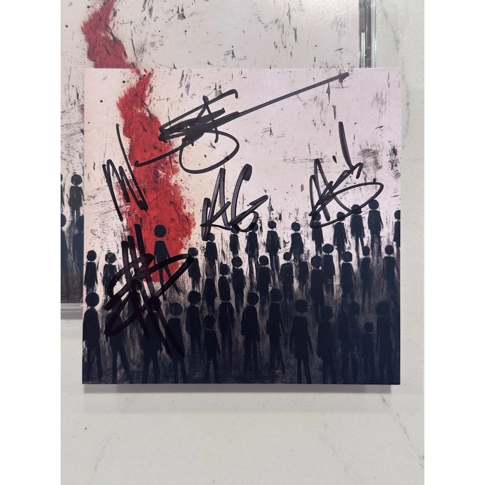 Three Days Grace SIGNED Alienation CD AUTOGRAPHED #9, image 2
