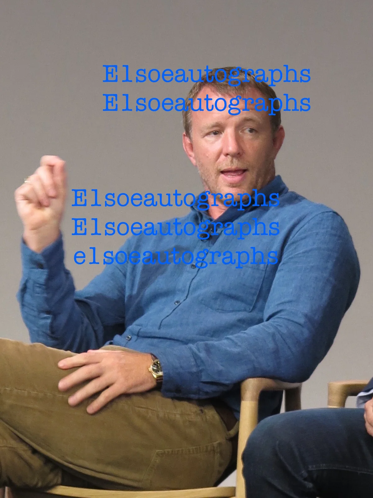 guy ritchie — Guy Ritchie & Lionel Wilgram signed Man From UNCLE 8x10 Photo in person. Proof, image 4