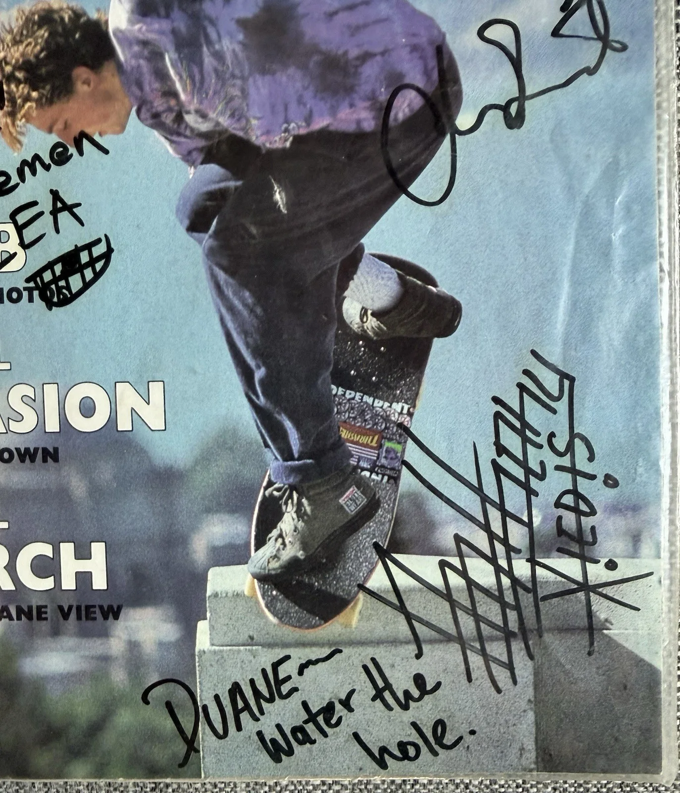 RHCP Signed / Autographed ‘Thrasher’ Magazine w/ Inscriptions! RARE!!, изображение 2