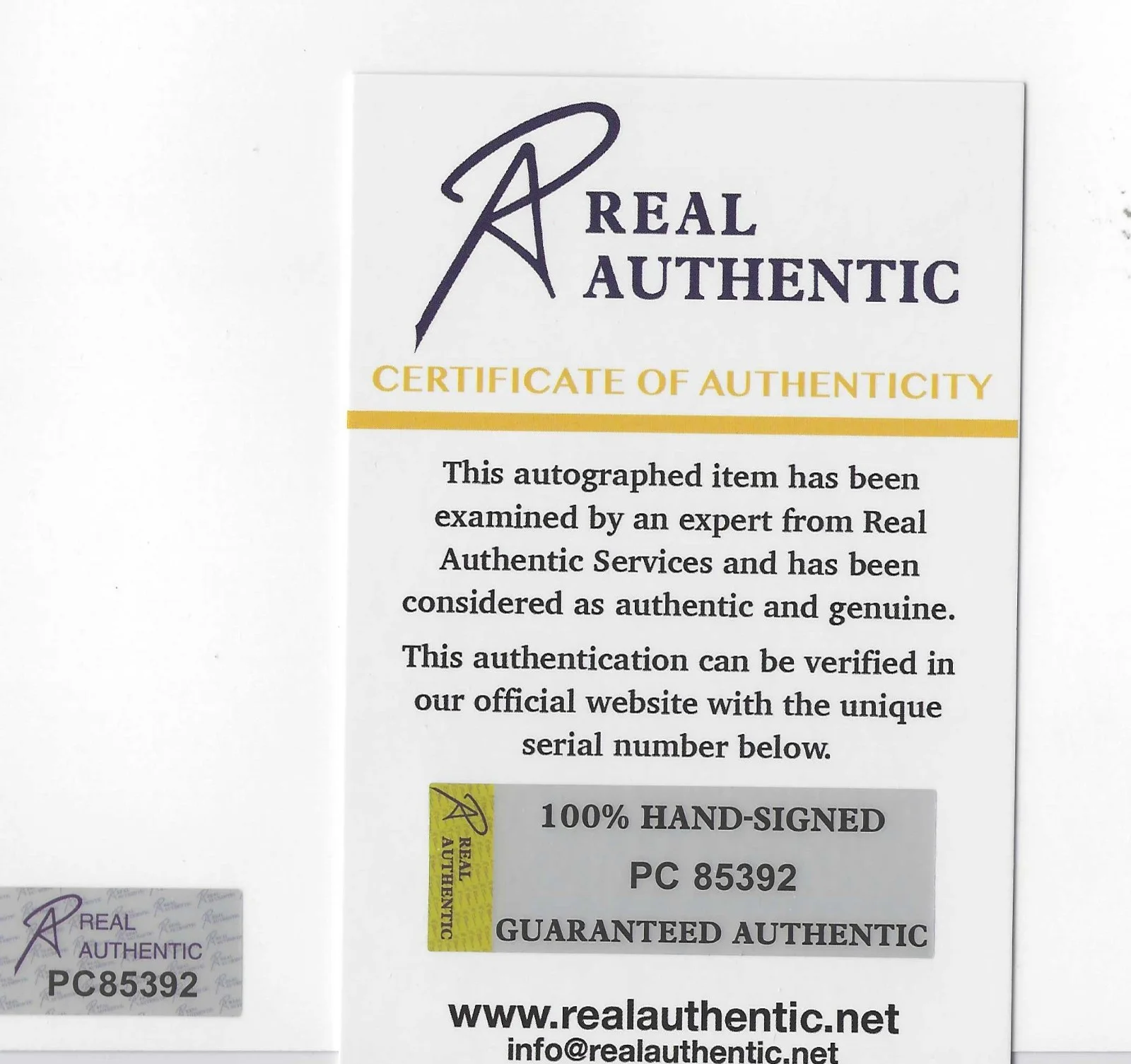 Ewan McGregor — Ewan McGregor SIGNED As Obi-Wan Kenobi STAR WARS 11 ½ x 8 ¼ COA, изображение 3