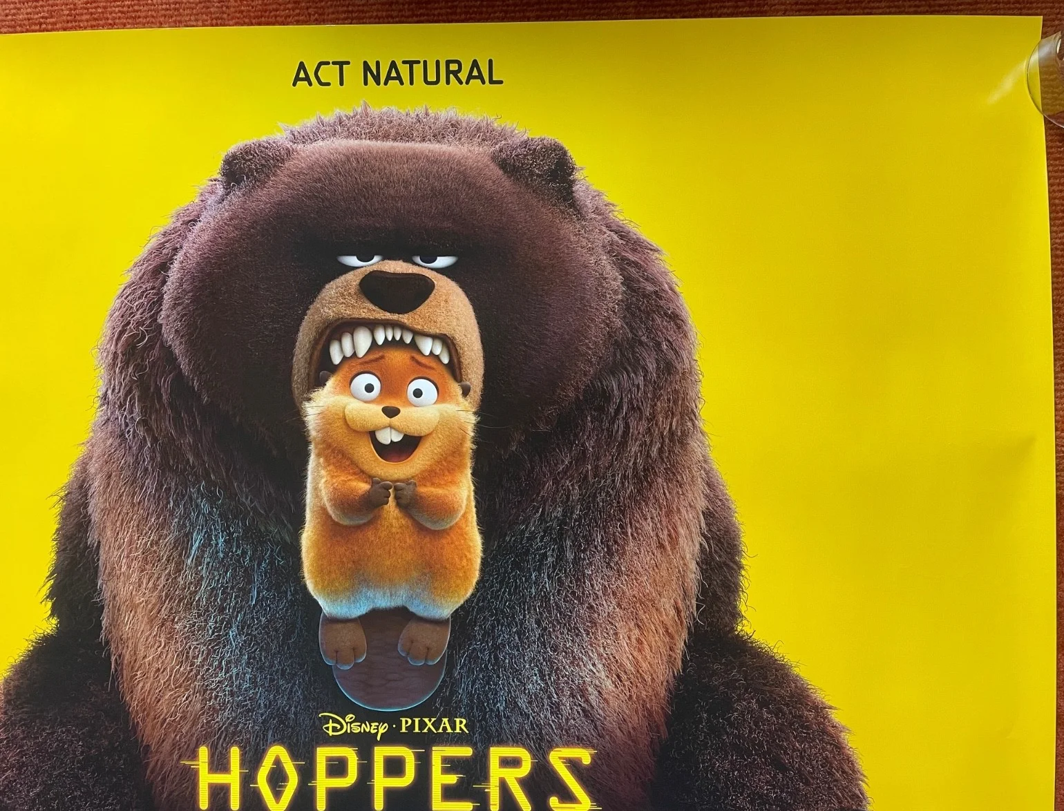 HOPPERS (2026) Original UK Advance Quad Pixar Movie Poster, изображение 3