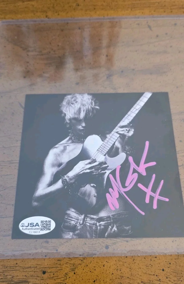 Machine Gun Kelly signed Mainstream Sellout CD Insert JSA AUTHENTIC AUTO MGK, image 3