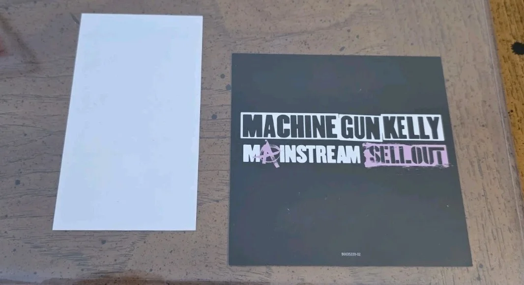 Machine Gun Kelly signed Mainstream Sellout CD Insert JSA AUTHENTIC AUTO MGK, image 4