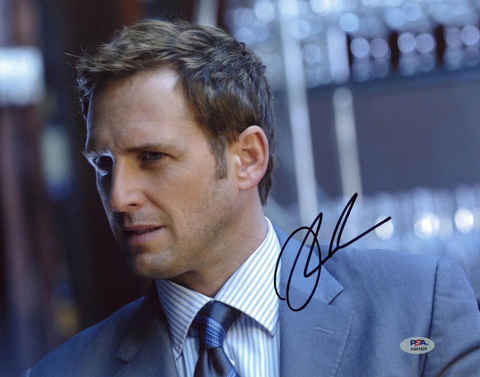 Josh Lucas — Josh Lucas The Firm Authentic Signed 11x14 Horizontal Photo PSA/DNA #AQ51628