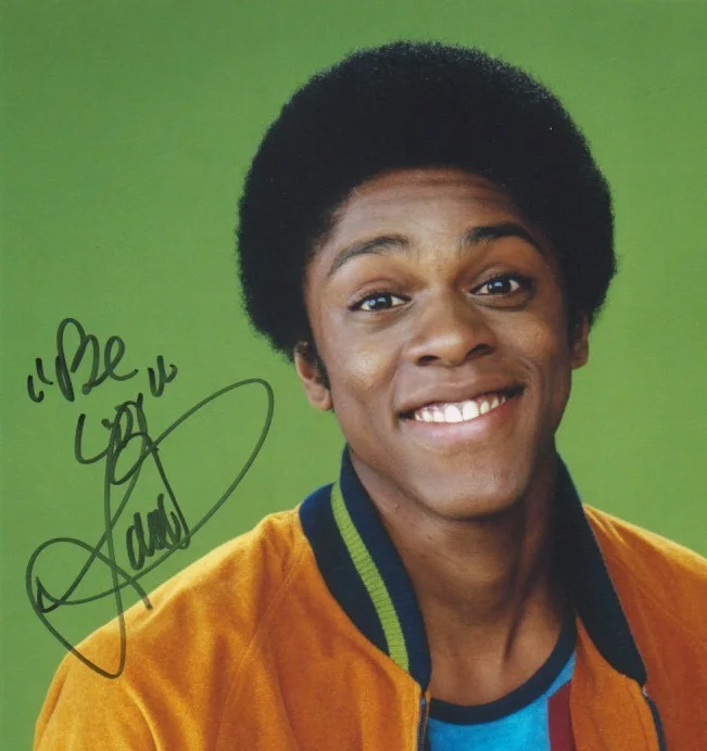 LAWRENCE HILTON-JACOBS signed WELCOME BACK KOTTER 8x10 uacc rd coa GREAT CLOSEUP, image 2