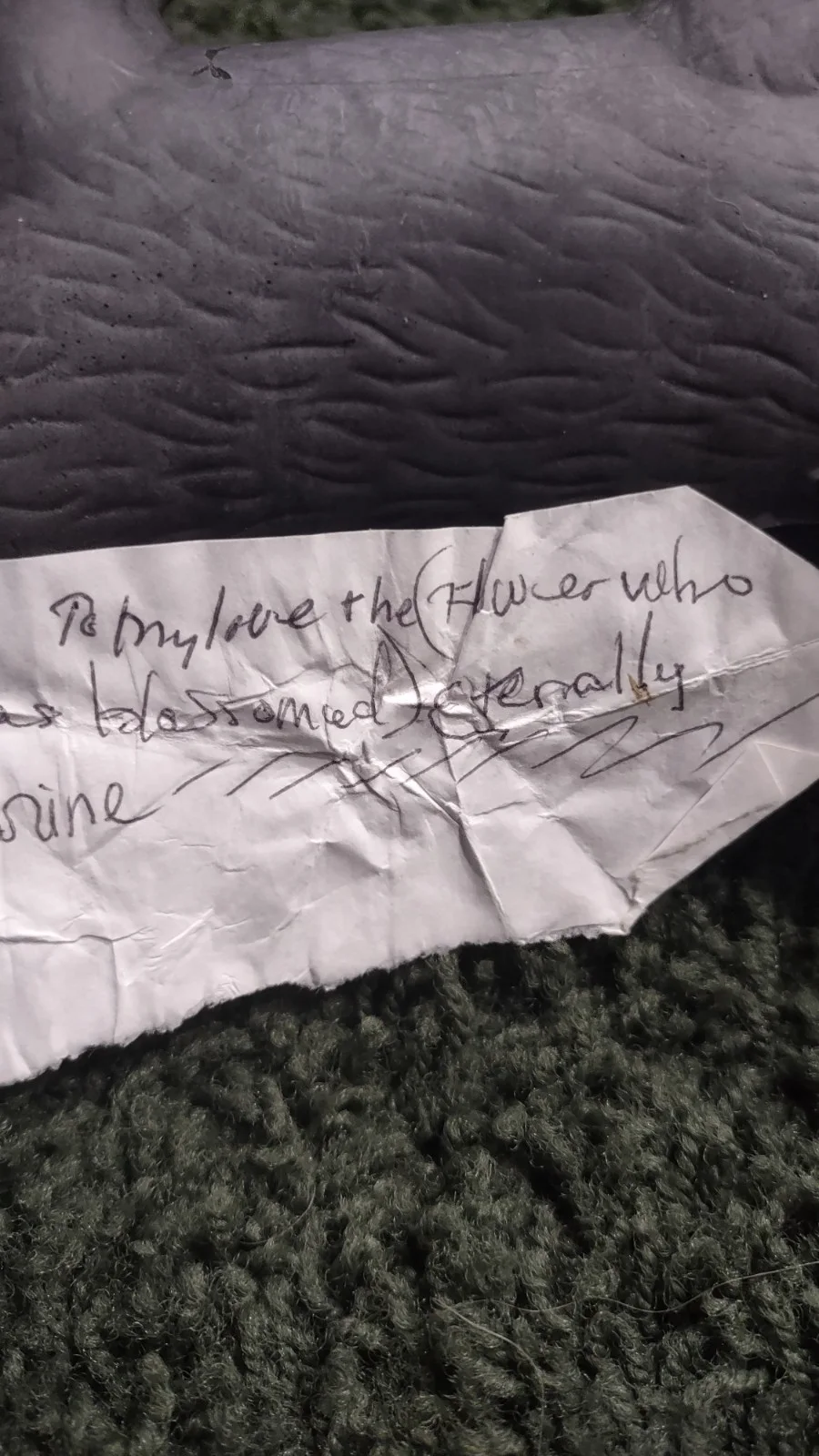 Gram Parsons - A Mandolin String Pack Initialed By Gram And A Note To His GF, image 2