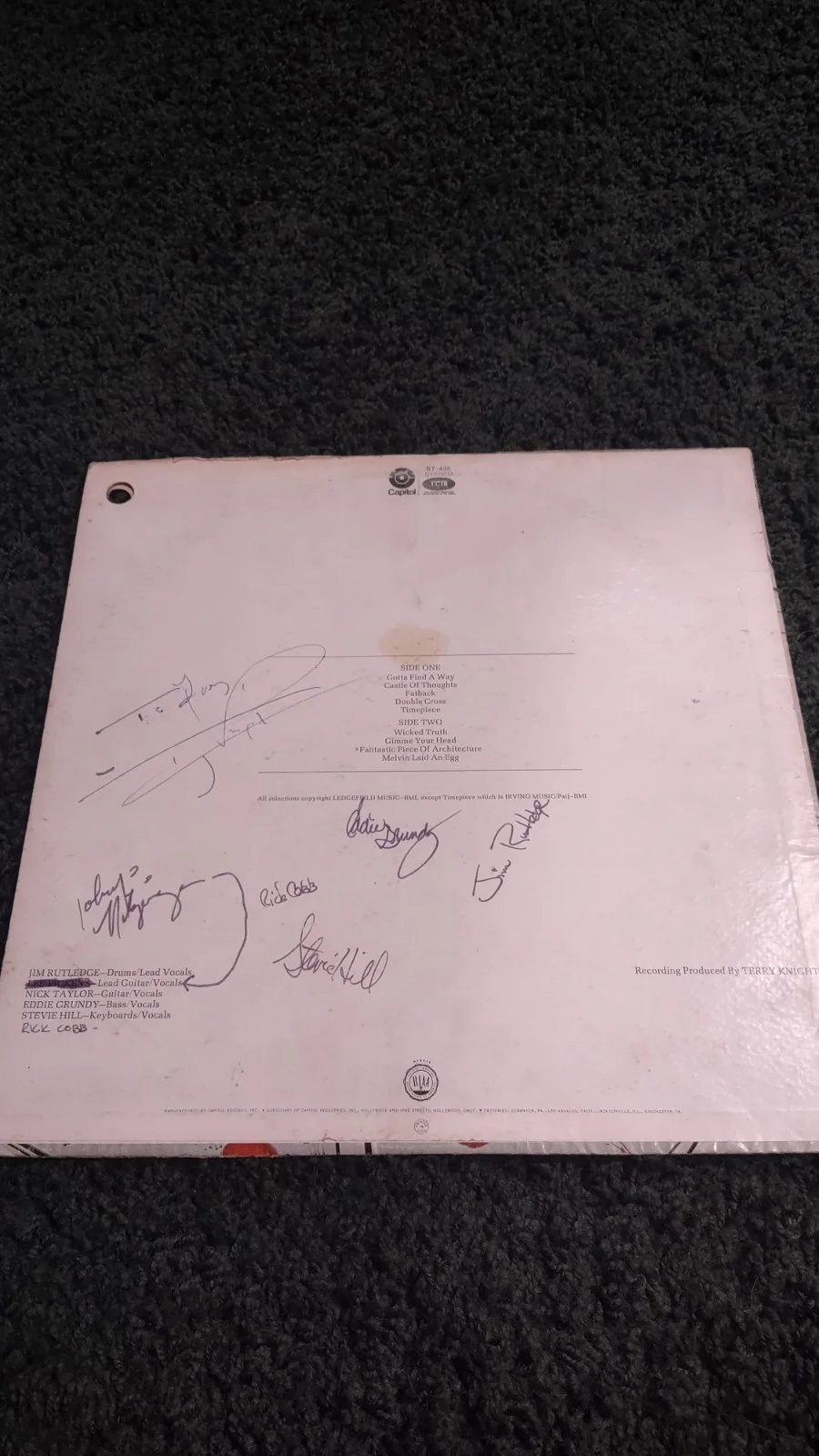 Grand Funk Related - An LP Signed By Both Terry Knight And Bloodrock, изображение 2