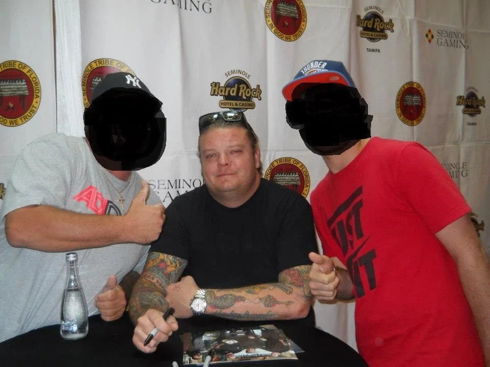 RICK/CHUMLEE/COREY — PAWN STARS (TV SHOW) AUTHENTIC SIGNED/AUTOGRAPHED 8X10 PHOTO-CHUMLEE RICK + 1, изображение 4
