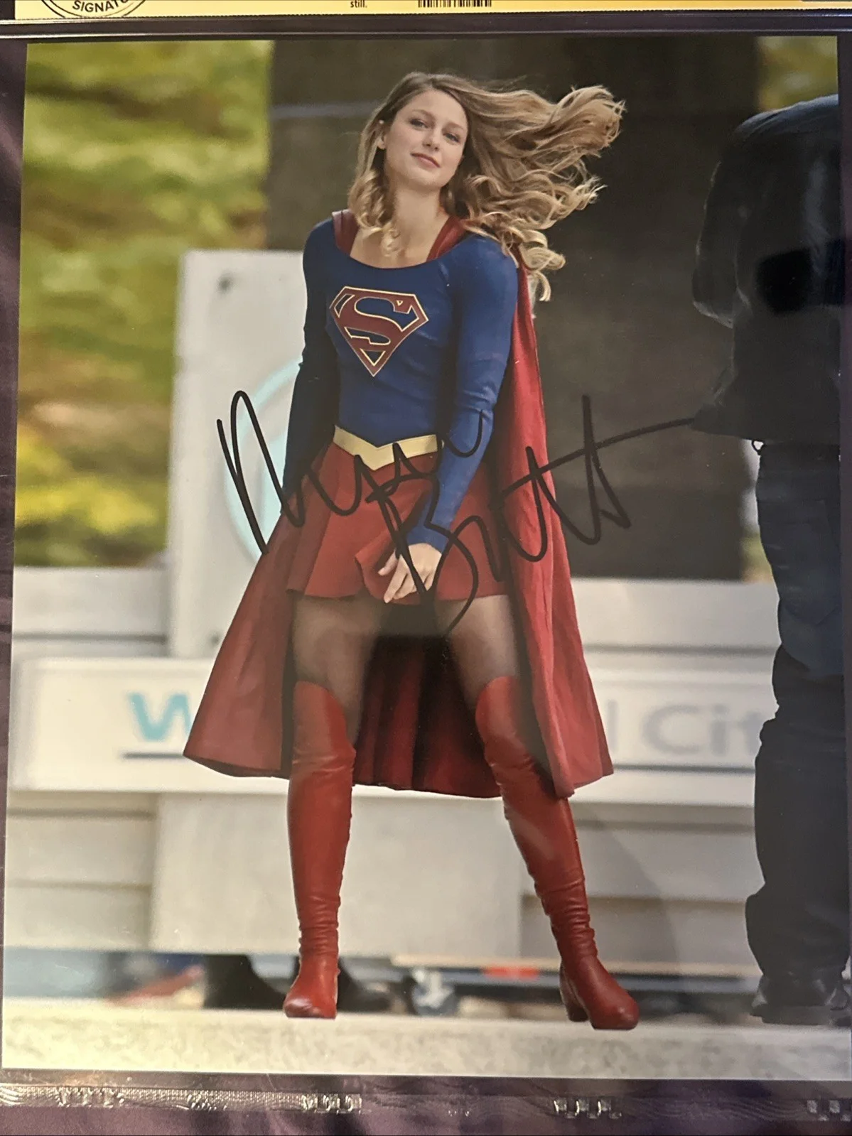 Melissa Benoist — Melissa Benoist Supergirl CGC SS Signed Auto Autographed Picture Wow! 🤩, изображение 5