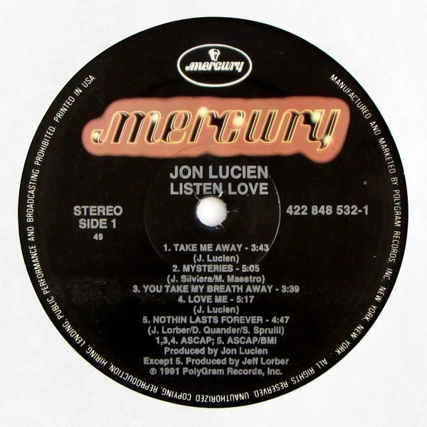 Jon Lucien - Listen Love (Vinyl LP), image 4
