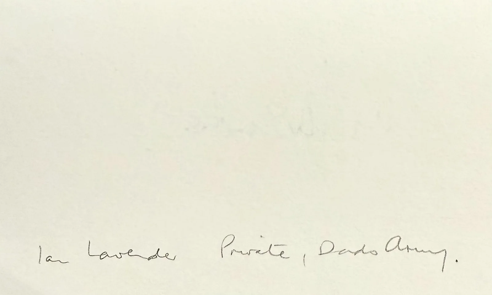 Ian Lavender — IAN LAVENDER Signed Autographed 3"x 5" INDEX CARD Dad's Army Not Now, Comrade, image 2