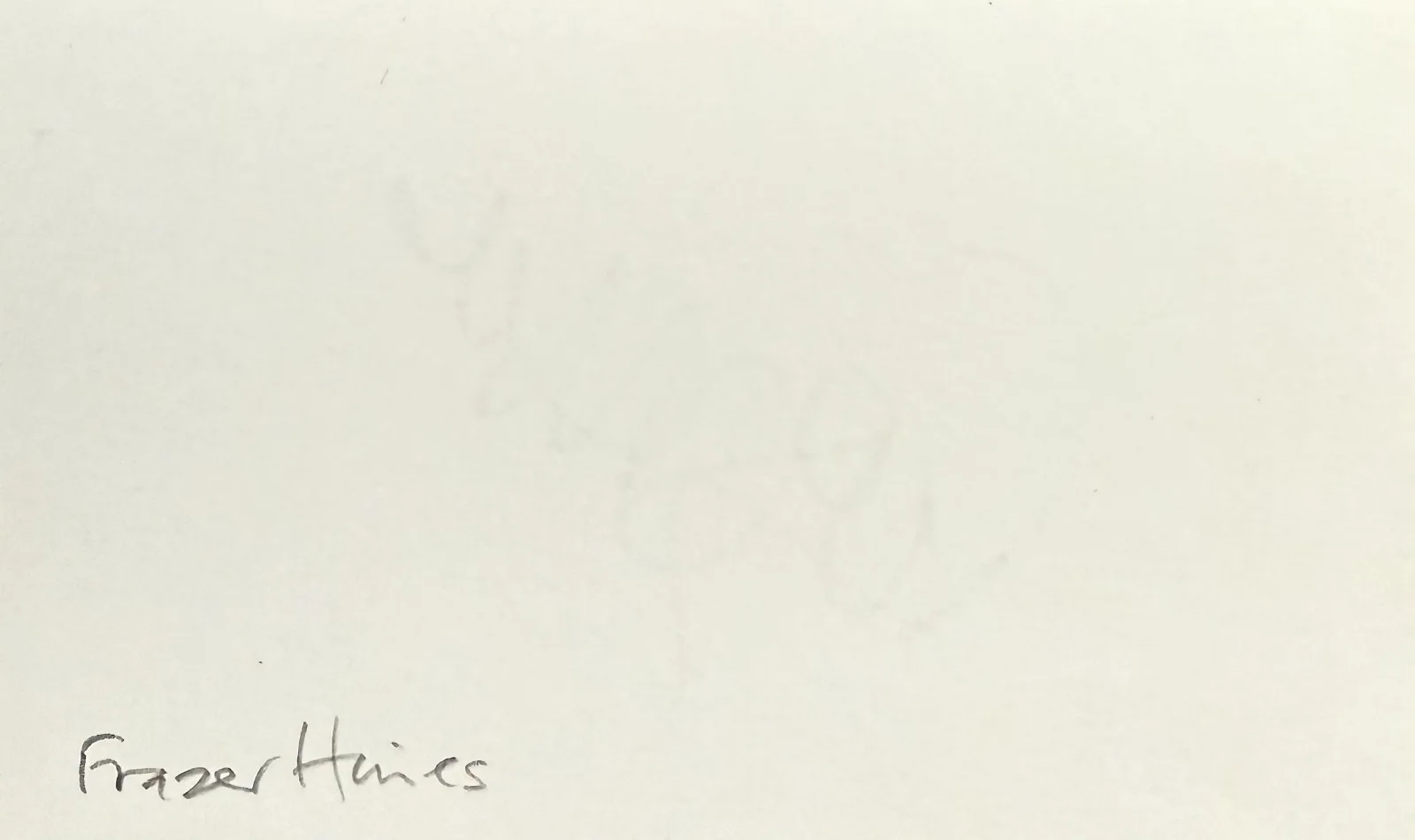 Frazer Hines — FRAZER HINES Autograph Signed 3" x 5" INDEX CARD A King in New York DOCTOR WHO, изображение 4